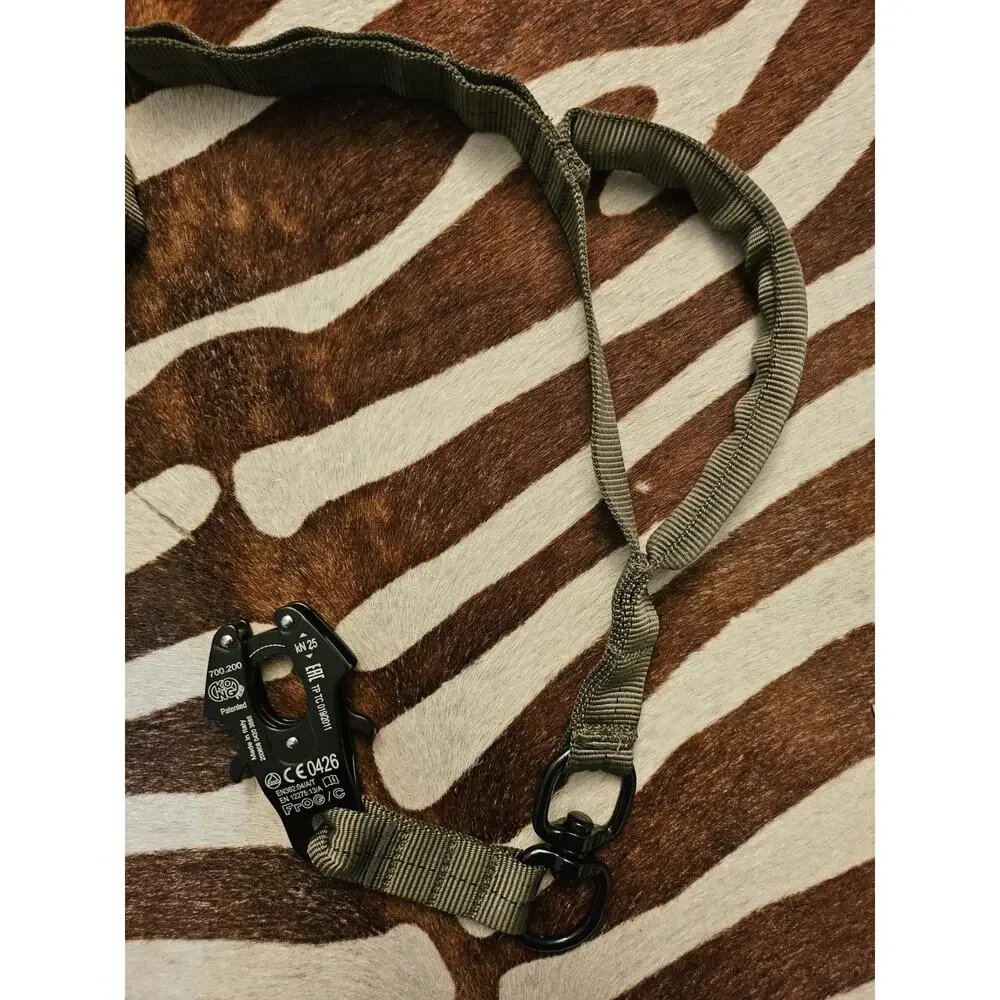 Ray Allen Mfg Signature Nylon Adjustable Service Dog Leash with Frog Clip